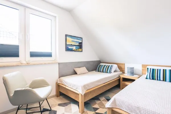 Schlafzimmer  Ostseelodge eins