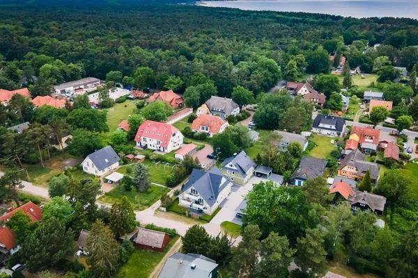 Vogelperspektive  Strandliebe
