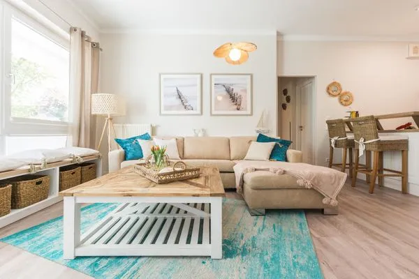 Wohnzimmer  Strandmuschel
