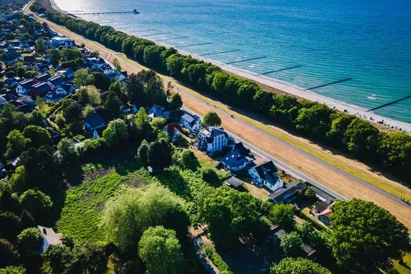 Vogelperspektive  Villa Baltic Knaakje