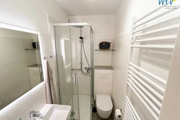 Badezimmer Haus Anton-Günther-Straße 16 Ferienwohnung Strandglück