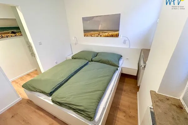 Schlafzimmer Haus Anton-Günther-Straße 16 Ferienwohnung Strandglück