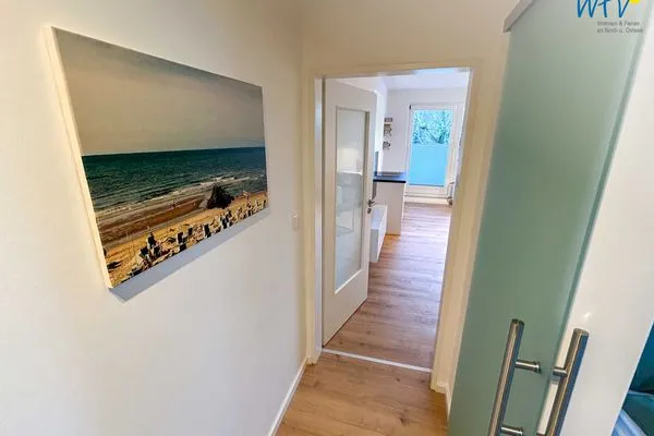 Flur Haus Anton-Günther-Straße 16 Ferienwohnung Strandglück