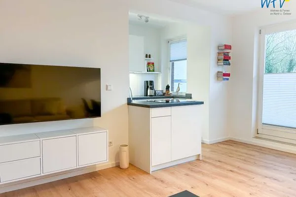 Wohnzimmer Haus Anton-Günther-Straße 16 Ferienwohnung Strandglück