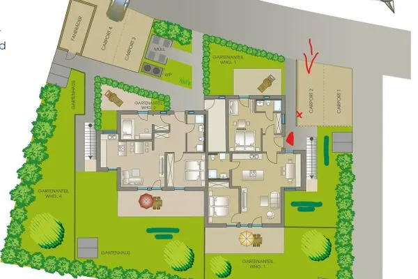 Grundriss  Glamour Lifestyle Apartment 5*