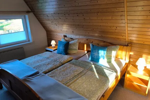 Schlafzimmer  Schwanensee Ferienhaus