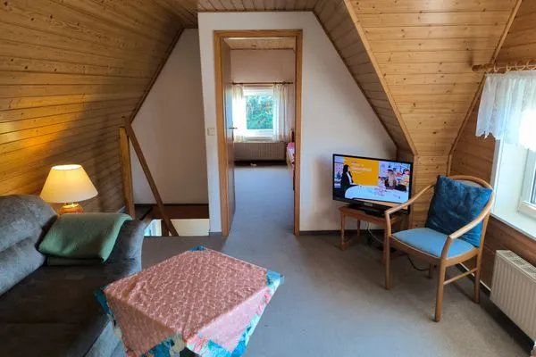 Wohnzimmer  Schwanensee Ferienhaus