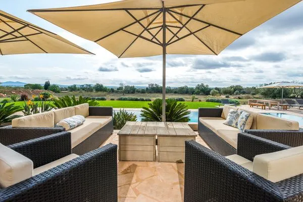 Terrace  Villa Campos Hills