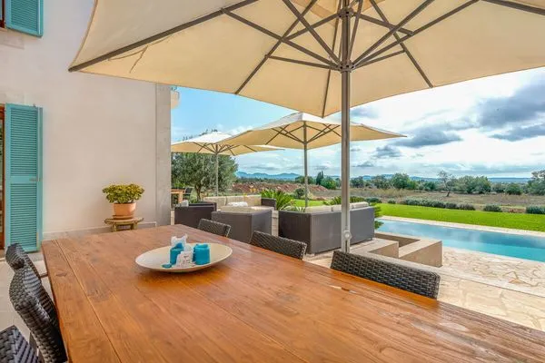 Terrace  Villa Campos Hills