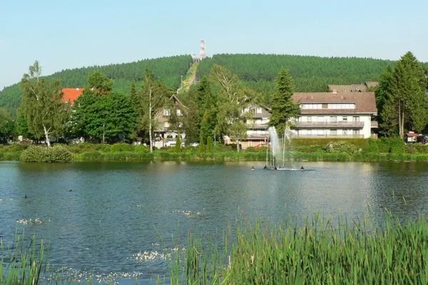 Landschaft Bocksberg Blick Haus 1 Kaminzeit