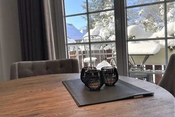 Wohnzimmer Bocksberg Blick Haus 1 Kaminzeit