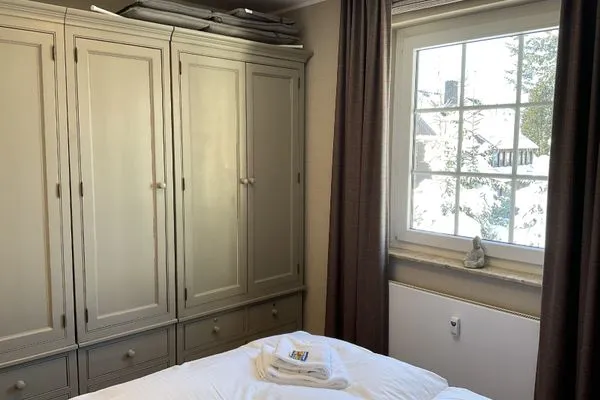 Schlafzimmer Bocksberg Blick Haus 1 Kaminzeit