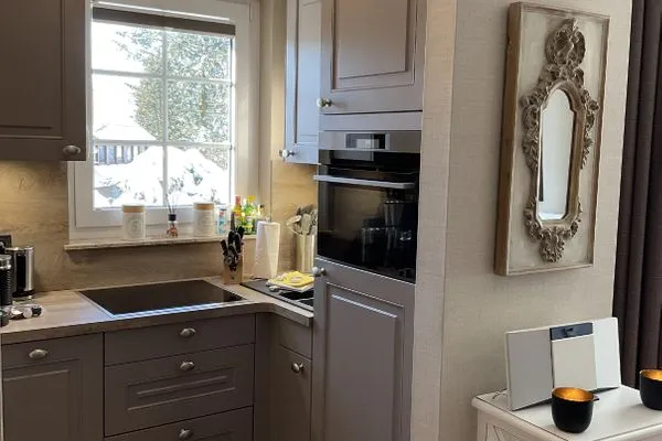 Küche / Küchenzeile Bocksberg Blick Haus 1 Kaminzeit