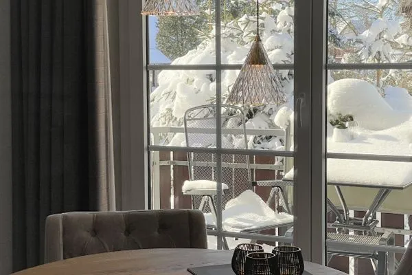 Wohnzimmer Bocksberg Blick Haus 1 Kaminzeit