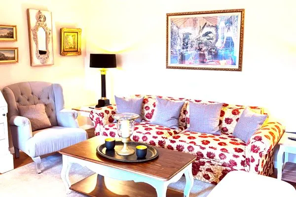 Wohnzimmer Bocksberg Blick Haus 1 Kaminzeit