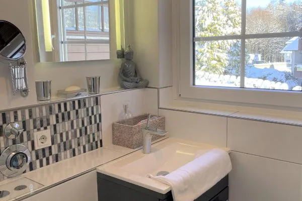 Badezimmer Bocksberg Blick Haus 1 Hirschzeit