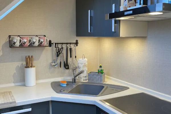 Küche / Küchenzeile Bocksberg Blick Haus 1 schöne Aussicht