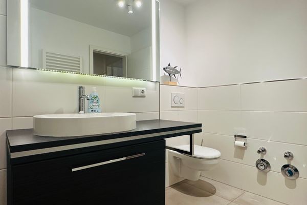 Friesenresidenz Wohnung Halligflieder Bad - 