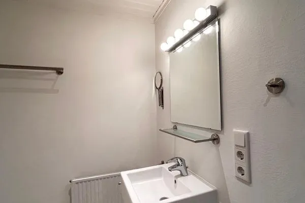 Badezimmer  Ferienwohnung Meeresrauschen Pellworm