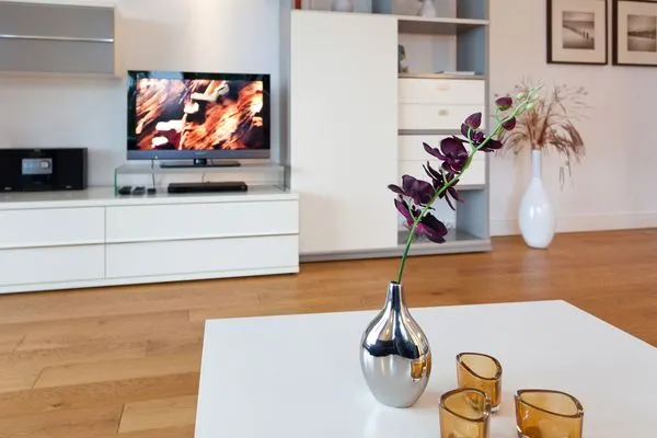 Wohnzimmer  Villa Friede-Marie, App. Hannah - mit Terrasse und Ostseeblick