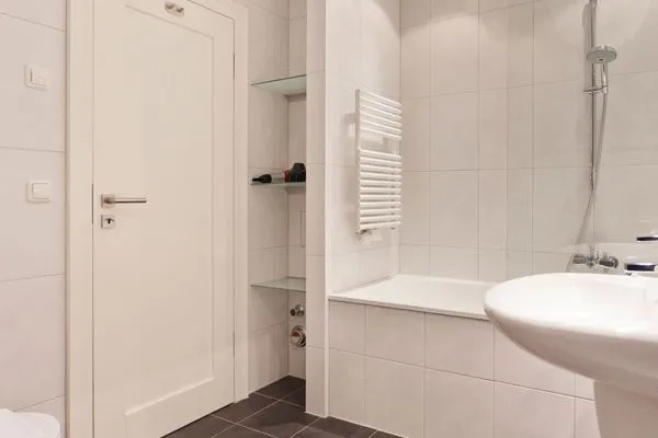 Badezimmer  Villa Friede-Marie, App. Hannah - mit Terrasse und Ostseeblick