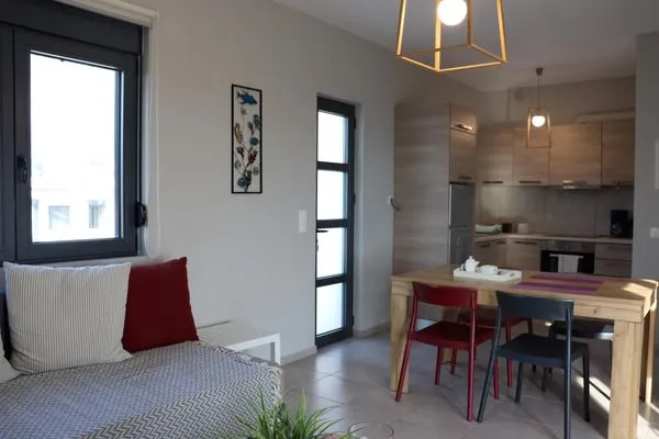 Living room  Triopetra View 1