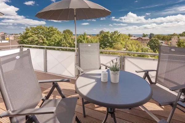 Balkon  Villa Am alten Kreidebruch, FW Störtebeker - mit Balkon
