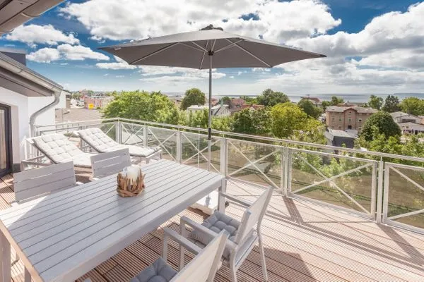 Balkon  Villa Am alten Kreidebruch - Penthouse Sea Spirit