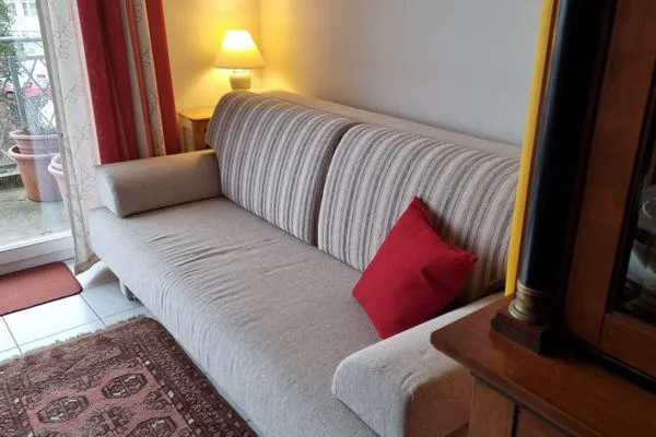 Wohnzimmer  Alter Reichshof,  App. 302 - mit Balkon und Meerblick