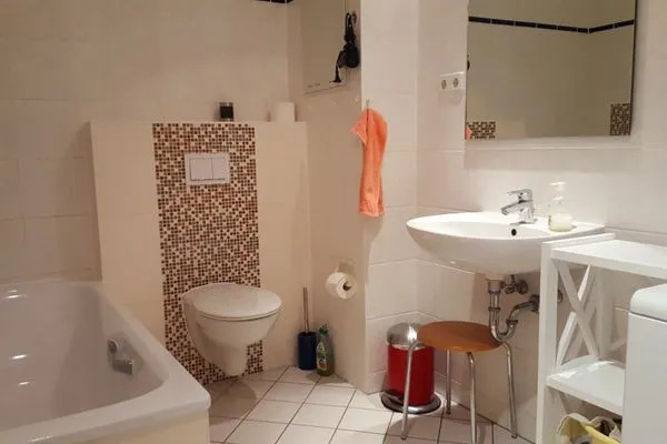 Badezimmer  Alter Reichshof,  App. 302 - mit Balkon und Meerblick
