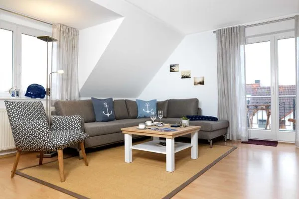 Living room Ostsee Residenz Meeresblick Meeresrauschen