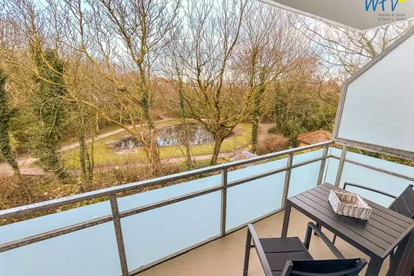 Balkon Haus Anton-Günther-Straße 16 Ferienwohnung Strandglück