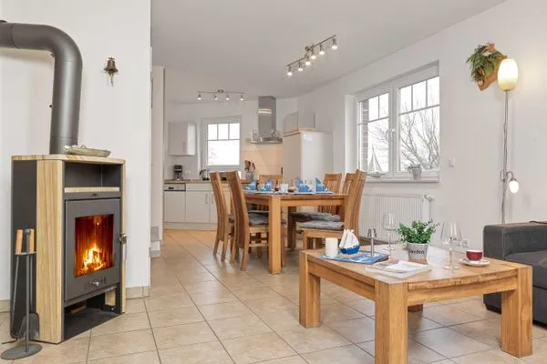 Wohnzimmer Doppelhäuser Timmendorf Strand Hus an de Waterkant