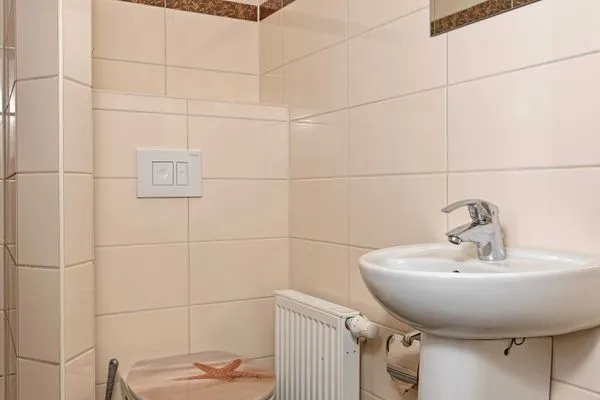 Badezimmer Doppelhäuser Timmendorf Strand Hus an de Waterkant