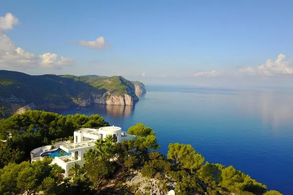 Bird's eye view  Villa Na Xamena