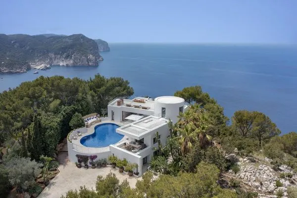 Bird's eye view  Villa Na Xamena