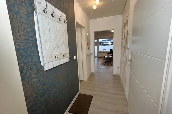 Fassade / Eingang  Ferienwohnung Ostfriesenmuschel