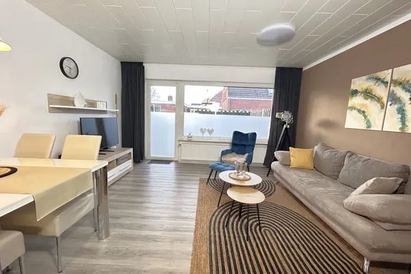 Wohnzimmer  Ferienwohnung Ostfriesenmuschel