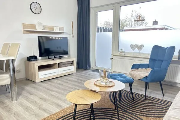 Wohnzimmer  Ferienwohnung Ostfriesenmuschel