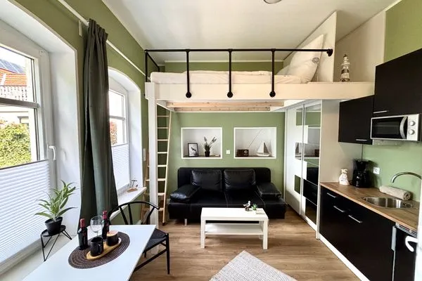 Wohnzimmer  Haus OstseeWelle -  Kleine Perle