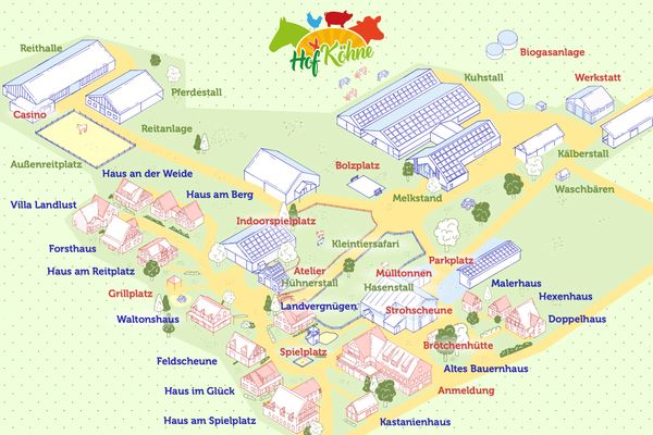 Malerhaus Malerhaus Schmallenberg - Lageplan Hof Köhne Sauerland