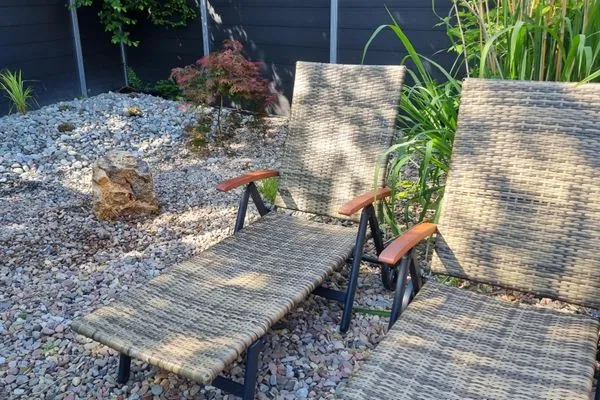 Garten  Ferienhaus Strandschnecke