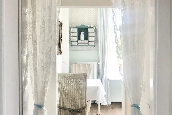 Küche / Küchenzeile  Villa Imme App. 4 - mit überdachtem Balkon & wohnlichem Ambiente in strandnaher Lage