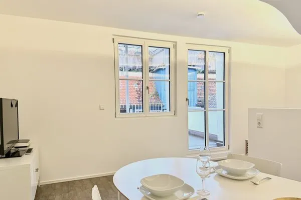 Multi-Fewo-Haus Zitronengässle 1 Ferienwohnung Metta Lindau Insel - Essbereich