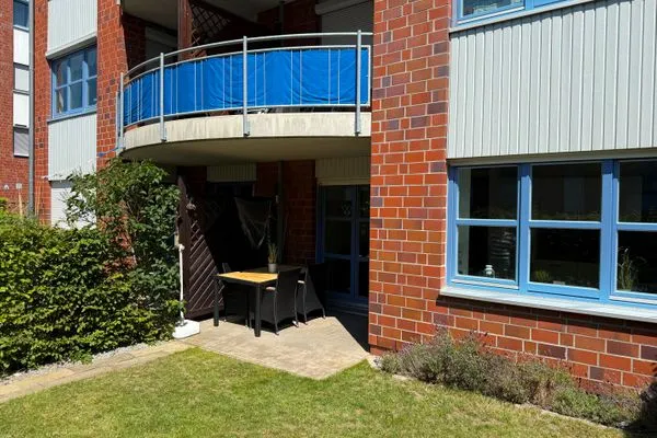 Garten  Ferienwohnung "Sprotte" am Schönberger Strand