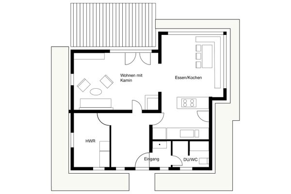  Haus Meerblau Born - Grundriss