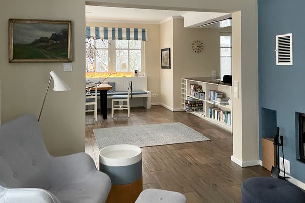  Haus Meerblau Born - Wohnzimmer