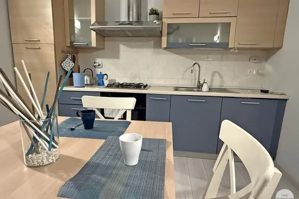 Küche / Küchenzeile  Residenza "Blue Sea House"