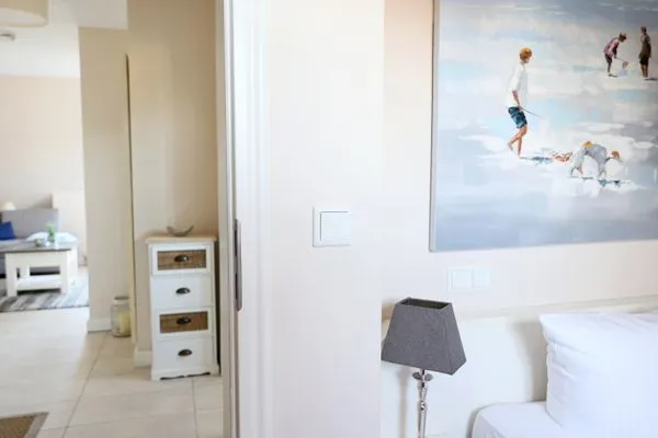 Schlafzimmer  Norderstr. 55c, Whg. 11, DG, Sundowner