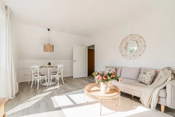 Wohnzimmer  Ferienwohnung Insel - Auszeit Pellworm